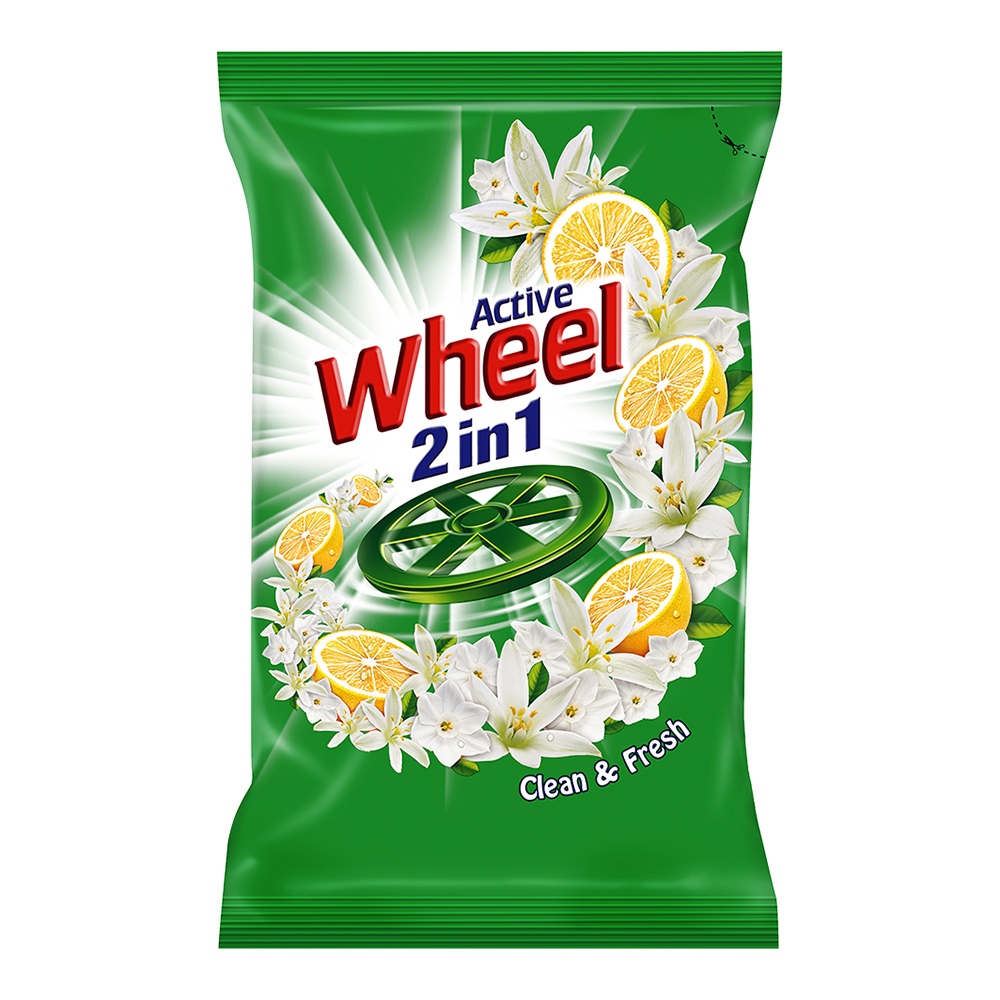 Wheel Active Lemon & Jasmine Detergent Powder